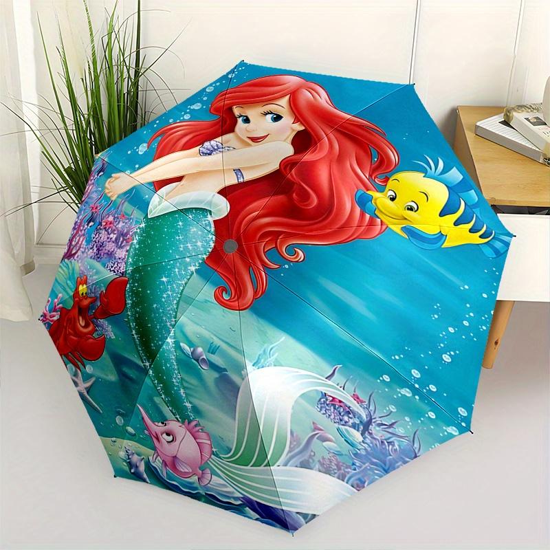 

Mermaid, Underwater Automatic Opening and Closing Umbrella, Compact Travel Umbrella, Lightweight and Portable, Suitable for Beach Commuting