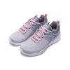New LiNing Cloud 5 V2 Cushioning Low Top Running Shoes Women's Muddy Gray Purple ARHP008-3