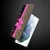 Custodia per telefono con stampa Leopard Love per Samsung Galaxy S22 Pro S21 S20 Ultra FE S10 Lite 5G S10E S9 S8 Plus Cover nera in TPU morbido
