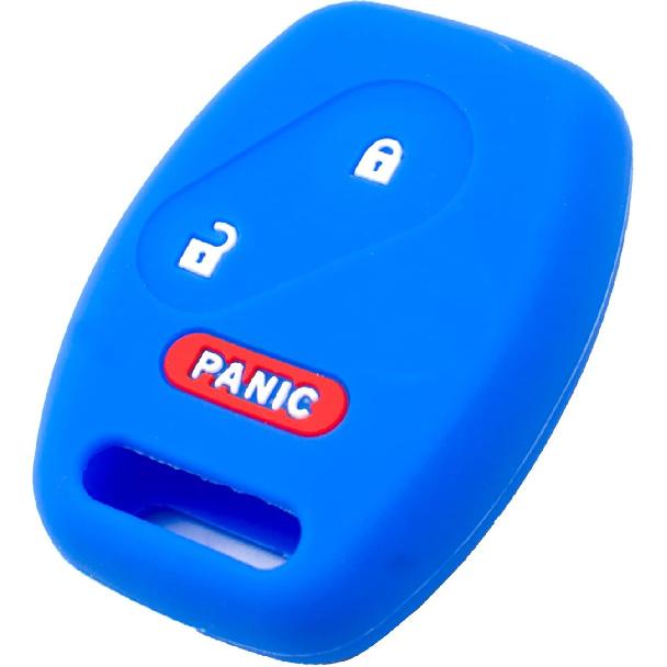 Silicone Key Fob Cover Fit for Honda Accord Civic Crosstour CR-V CR-Z Fit ight Odyssey Pilot Ridgeline Straight 3 Buttons Key Fob | Car Accessories |
