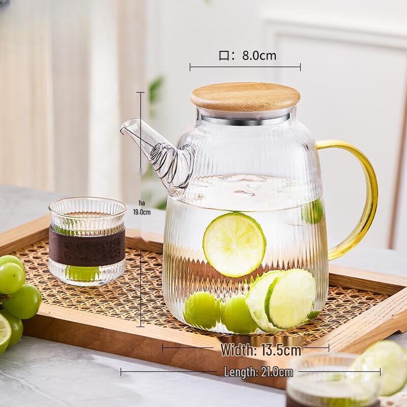 

FUGUANG Hammered Heat-Resistant Glass Pitcher