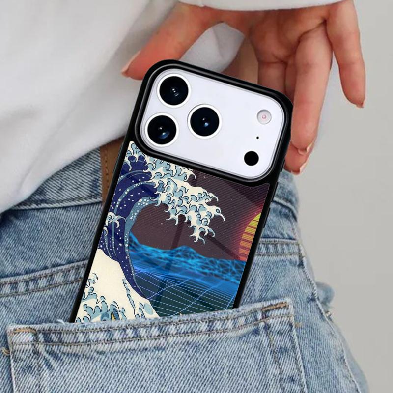 

Blue Wave Japan Sea Surf Phone Case for iPhone 16e 15 14 13 12 17 Pro Max Plus Air 17pro Cover Coque iPhone17