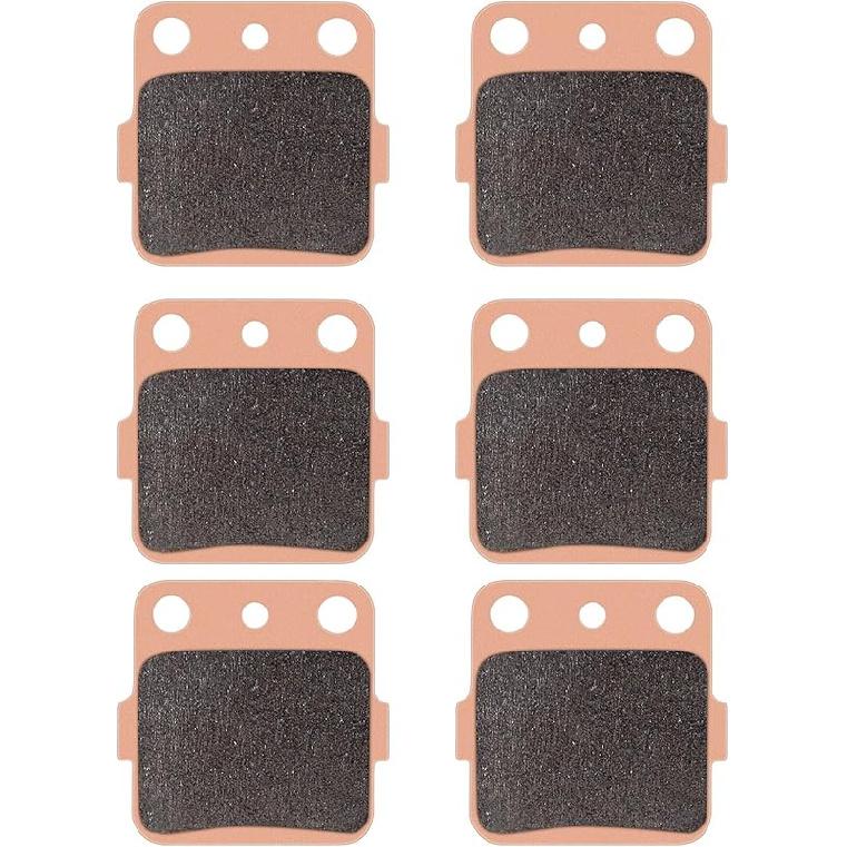 ECCPP Front+Rear Brake Pads Fits for Honda FourTrax 300 Sportrax 400 TRX400X for Yamaha Raptor 350 Raptor 660R FA84