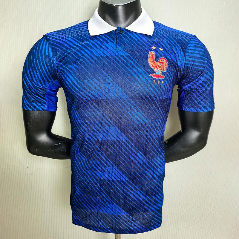 2026 France National Team Home Player Edition World Cup Jersey L синий