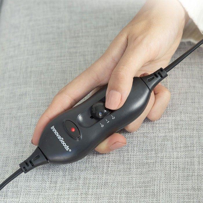 Elektrická vyhřívací podložka INNOVAGOODS - Hemat - 2 úrovně teploty - Protiskluzová základna - 50W