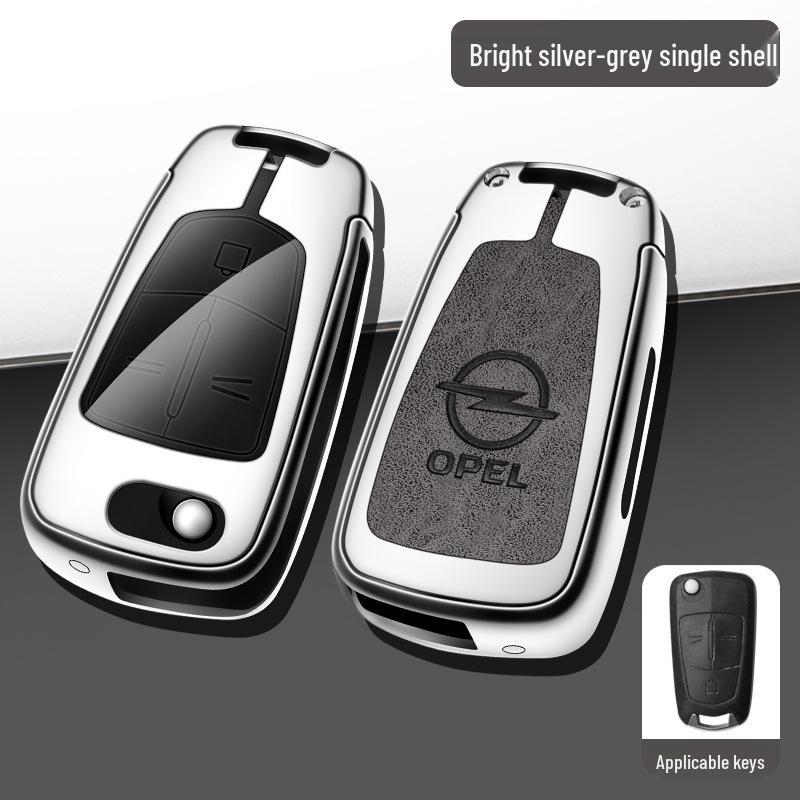 Opel Antara/Insignia Folding Key Case Metal Cover Set - Full Coverage Shell with Buckle