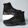 High-quality Men's Snow Boots Warm Plush Winter Boots Shoes Outdoor Snow Boots Non-slip Platform Shoes
