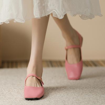 Fargerike Vår Høst Dame Flate Sko Merke Enkle Sko Elegante Dame Mary Jane Sko Svart Sølv Gull Rosa Store Størrelser 43