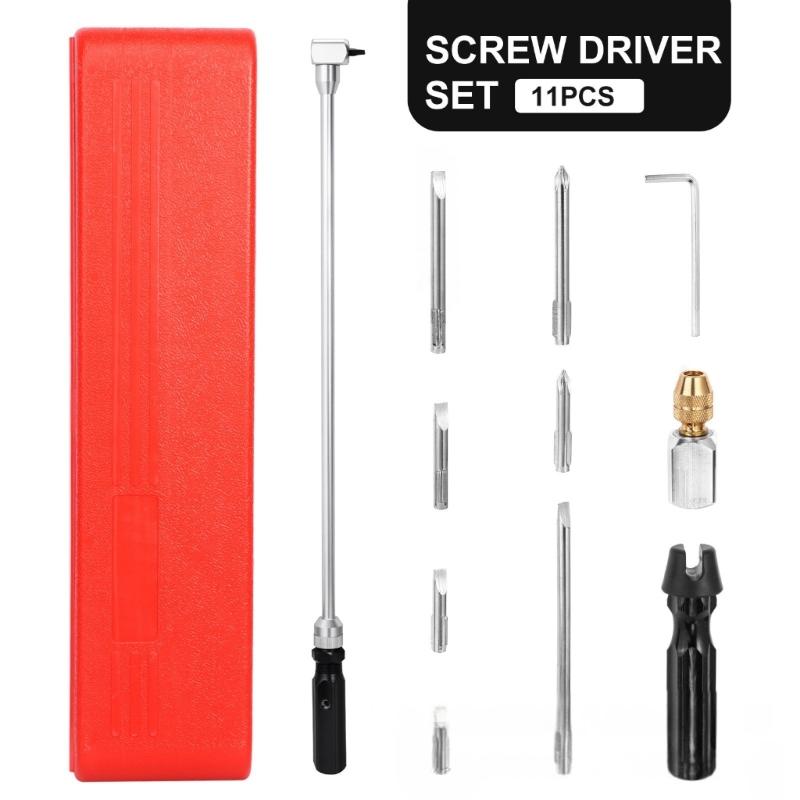 Stainless Steel 90 Degree Screwdriver Tool Pilot Screws Adjustment Tool Motorcycle Maintenance Areas
