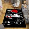 Black and White Sunset Car Rug Floor Mat for Living Room or Bedroom Soft and Comfortable Carpet a Gift for Birthday and Holiday.MFF0918276