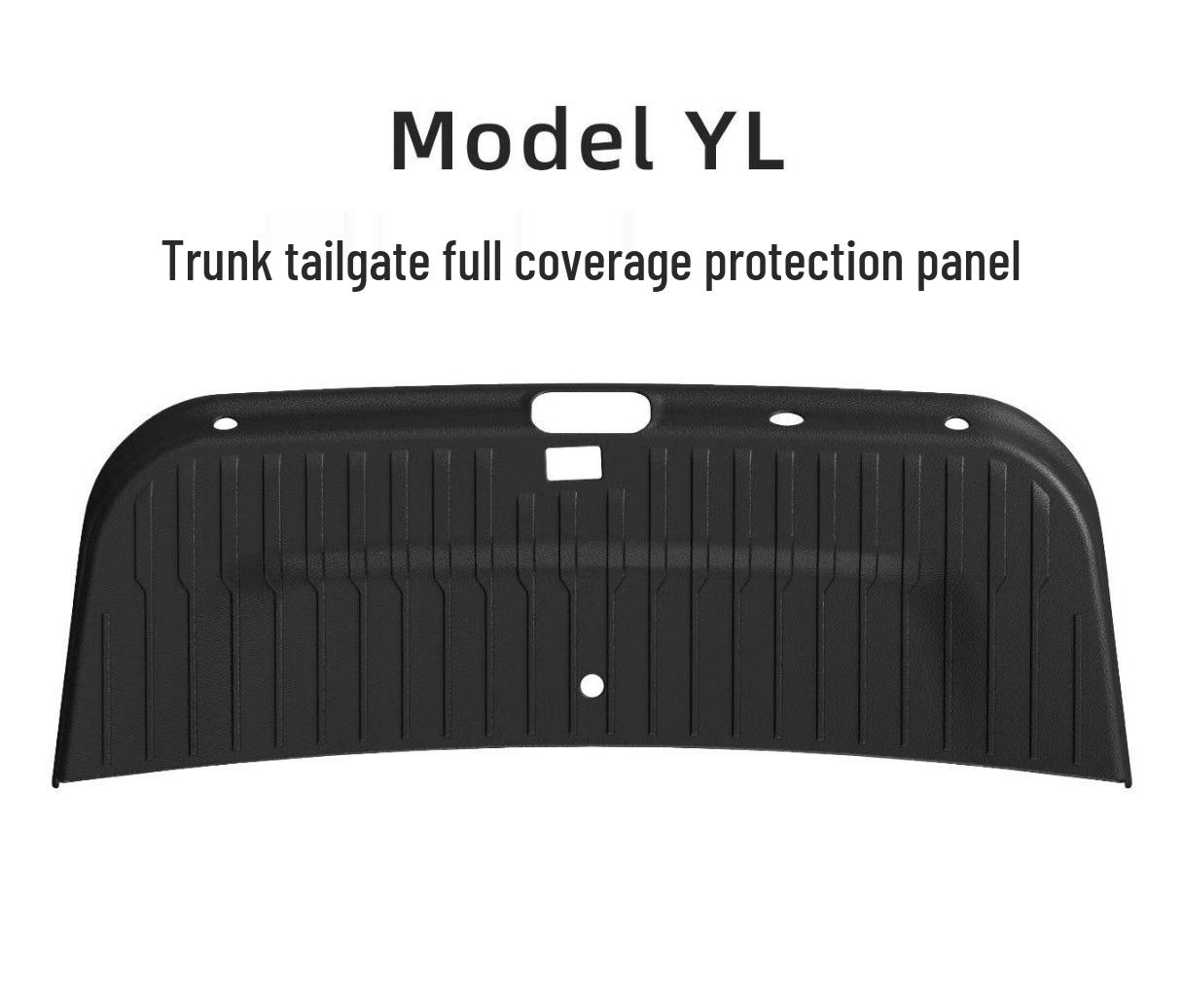 TPE Protective Plate for Tesla Model Y 6-Seat Trunk Interior