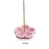1/2 Stück Kirschblüten Räuchergefäß Zuhause Keramikdekor Räucherstäbchenhalter Aromatherapie Räucherstövchen Büro Teehaus Ornament