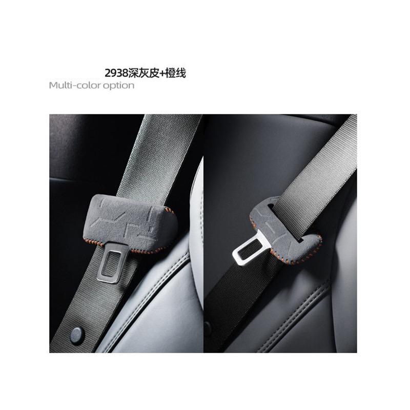 For ZEEKR 001 007 009 ZEEKR X 7X 9X Car Seat Belt Buckle Protective Cover Safety Belt Collision Prevention Car Modification