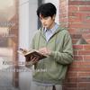 Baleno Men's Oversized Graphic Hooded Zip-Up Sweatshirt