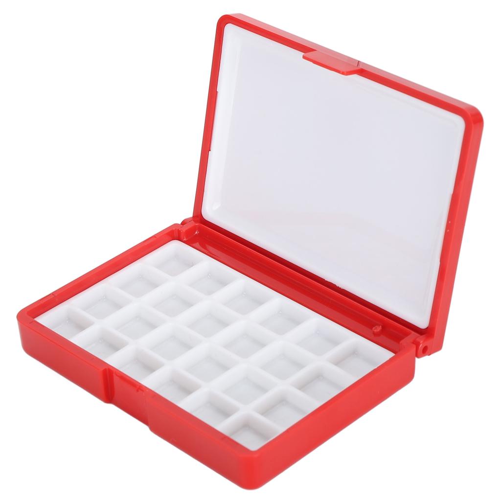 2pcs Empty Watercolor Box Paint Storage Palettes Box Portable Plastic Painting Pigment Box For Acrylics Lipsticks