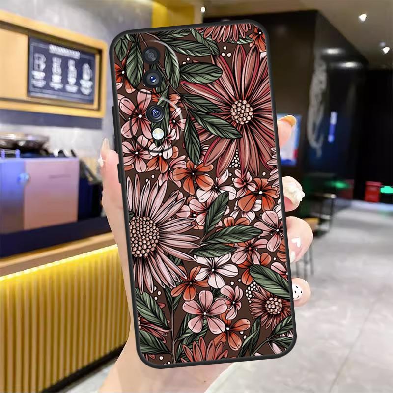 Painting Flowers Nature Leaves For Honor Magic 8 7 6 Pro Case For Honor 200 400 50 70 90 Lite X8c X8b X9a X9b X9c X9d Win RT