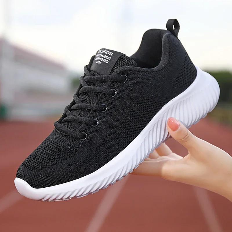 Fashion Women Sneaker Breathable Casual Running Sports Shoes Summer 2025 Jogging Walking Shoes Ladies Platform Sneakers Female Shoes