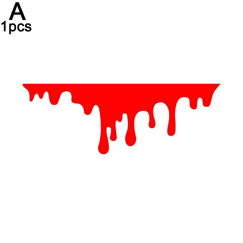 

1/2 шт. Хэллоуин капает кровь наклейка на автомобиль ужас кузов автомобиля фара задний фонарь водонепроницаемые красные наклейки декор аксессуары