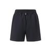 Li Ning Free Growth Loose Drawstring Casual Shorts Women Shorts Black AKST062-3