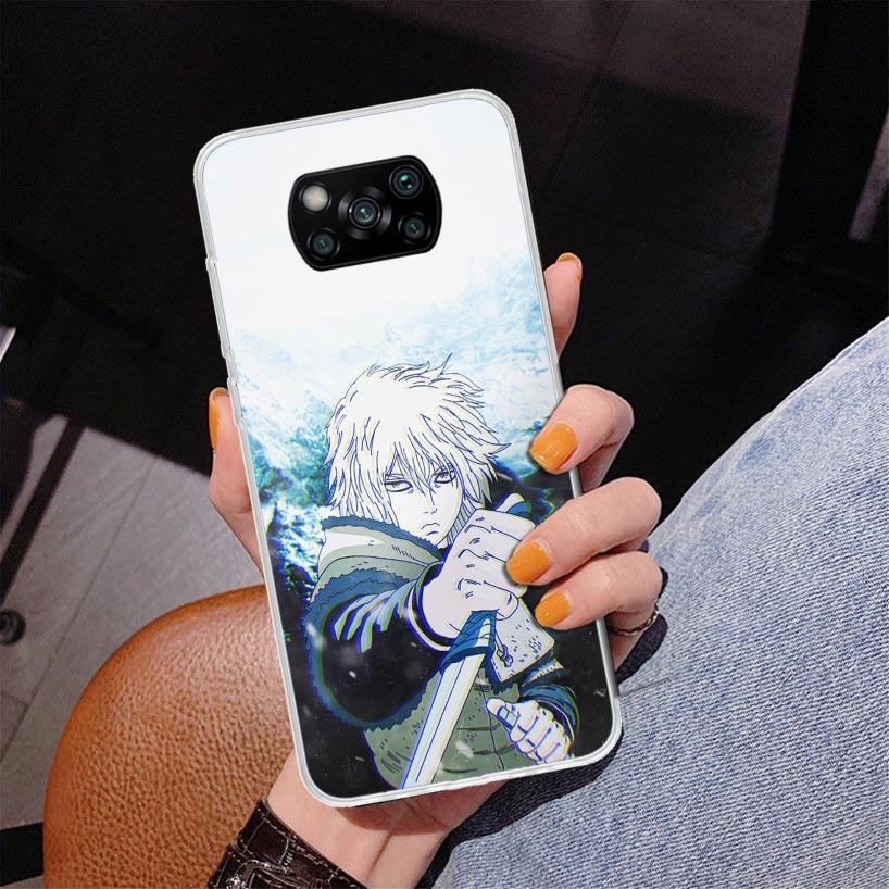 Vinland Saga Phone Case For Xiaomi Poco X7 X6 X5 Pro F7 Ultra Redmi 15C 15 13C 13 12C 12 10 10A 10C 9 9A 9C 9T Cover Poco X7 X6