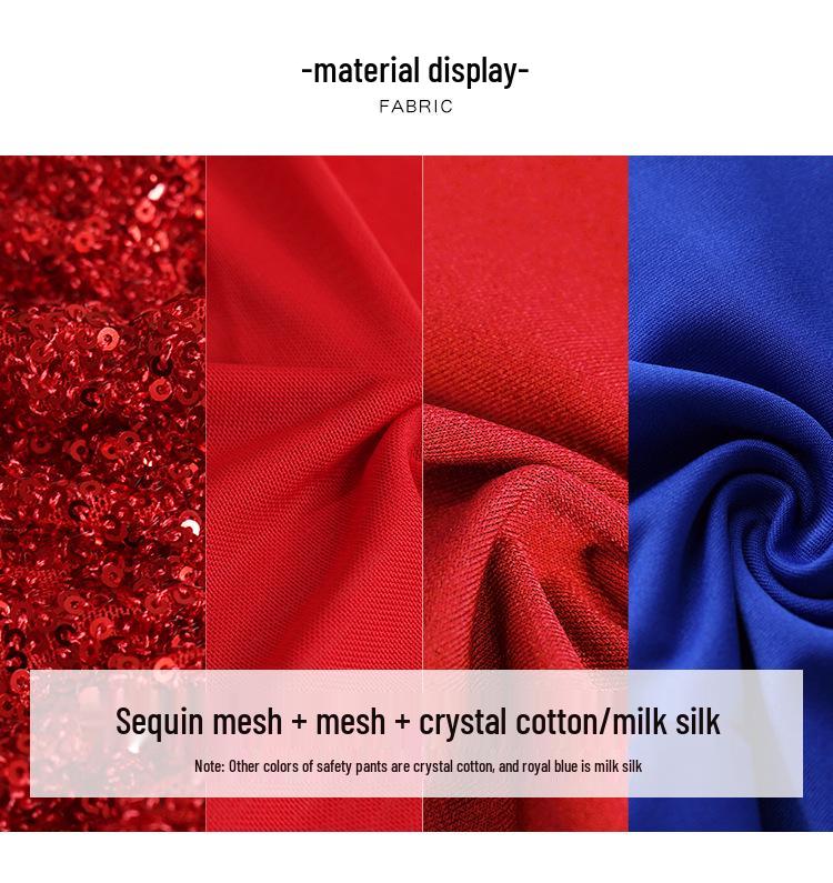 Ensemble d'été sexy à paillettes haut de gamme pour la danse du ventre – Tenue d'entraînement et de spectacle