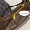Retro PU Leather Tote Bag Women Large Capacity Shoulder Bags Luxury Fashion Brown Handbags Shopping 2026 New Big Underarm Hobo Bag