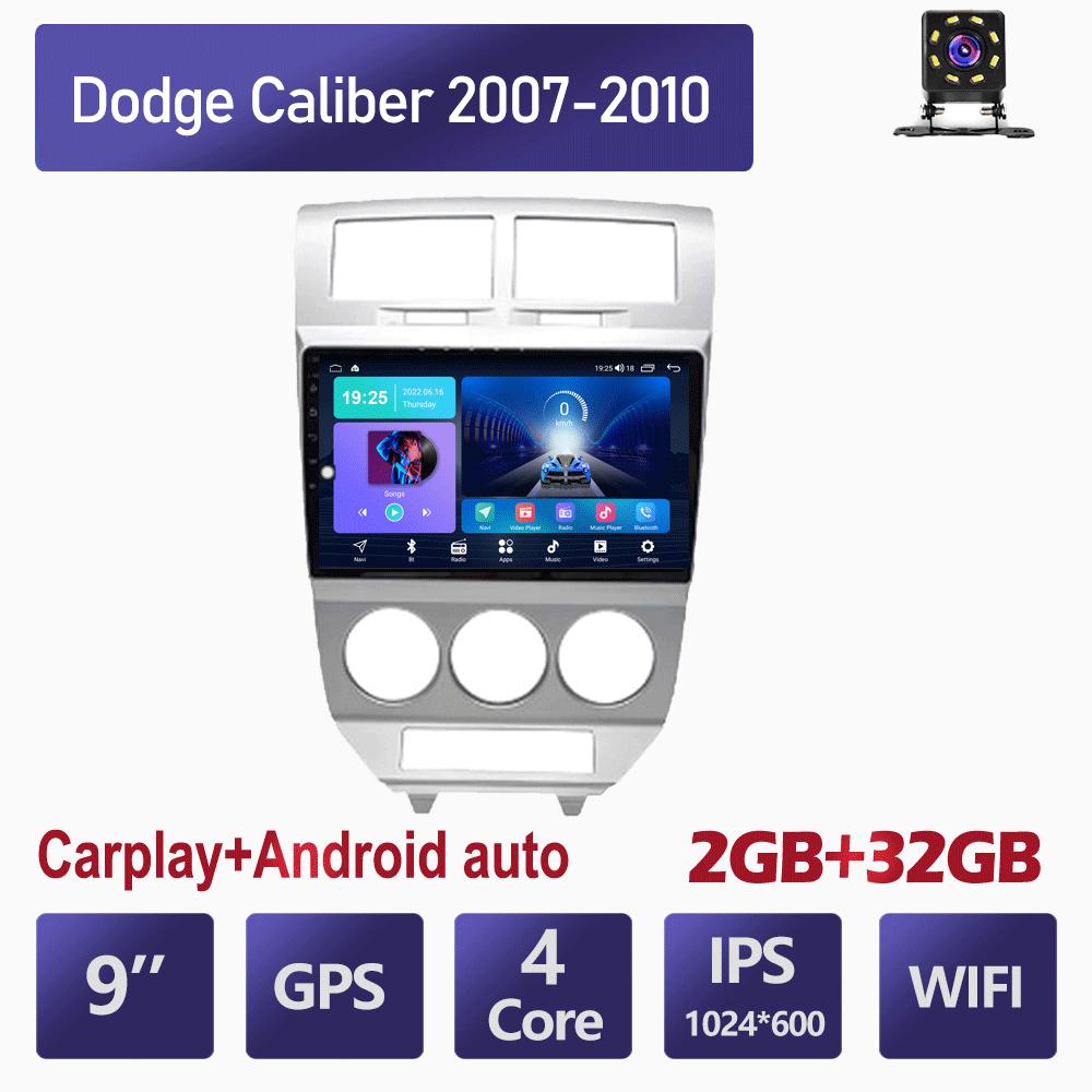 

Автомобильный мультимедийный плеер Android 2 Din для Dodge Caliber 2007-2010, головное устройство, стерео Carplay, GPS-навигация, BT, WIFI, 4 + 64 ГБ 2+32GB
