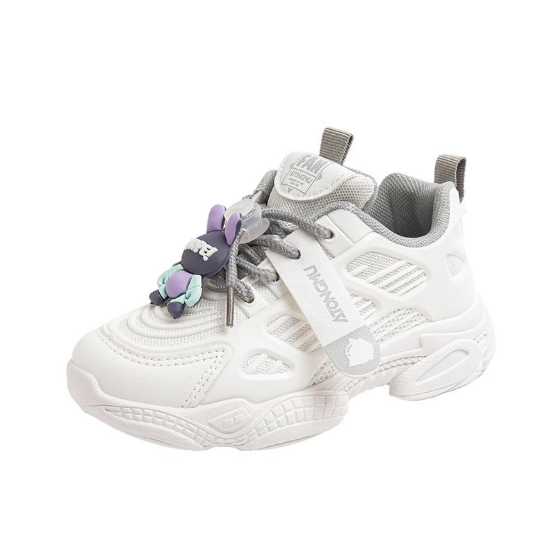 Dívčí sportovní boty, Lehké běžecké boty, Měkké podrážky, Nové podzimní dětské "dad shoes", Síťované chlapecké ležérní boty