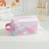Head Pochacco Polka Dots Pu Travel Storage Bag For Cosmetics And Use Stationery