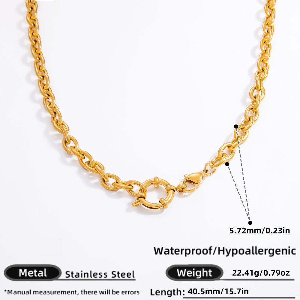 Sommer Meeresstil Bunter Muschel Seestern Anhänger 18K Vergoldeter Edelstahl Geschenk Schmuck