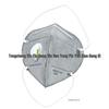 KN95 Carbon Mask with Breathing Valve, Dust & Smog Protection, Head-Mounted for Adults