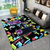 3D Retro Game Tetris Gamer Cartoon Area Rug,Carpet for Home Living Room Bedroom Sofa Doormat Decor,kid play Non-slip Floor Mat