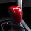 No Adhesive Car Gear Shift Knob Cover for Toyota Camry 2018-2025 for Corolla -2025 ABS Interior Shell ert Decoration Protector (Red)