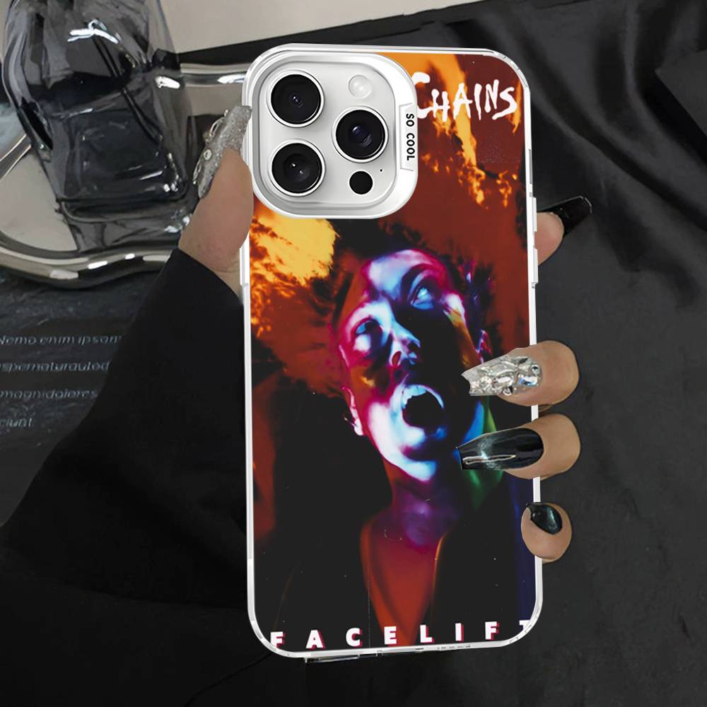 A-Alice I-In C-Chains Phone Cases For iPhone 17 16 15 14 13 12 11 Plus Pro Max Pro Color Matte Cover