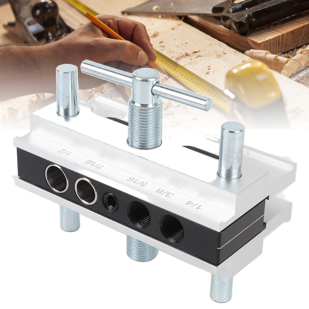 Self Centering Dowel Jig Kit Self Centering Dowel Jig with 1Celsius4 5Celsius16 3Celsius8 Inch Drill   Bushings for Woodworking