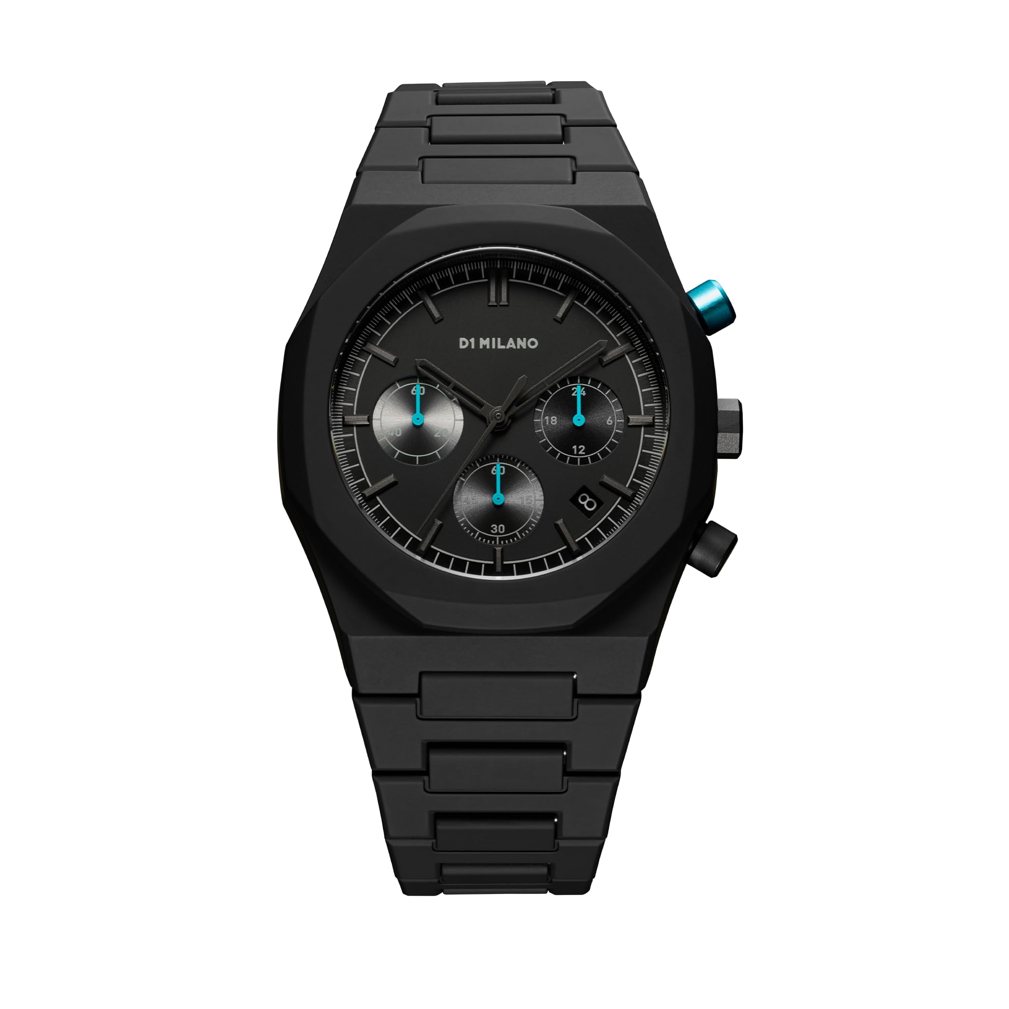 

Authorized distributor D1 Milano Watch PHBJ07 Polychrono Charcoal Black [D1 MILANO] Men s Women s 40.5mm
