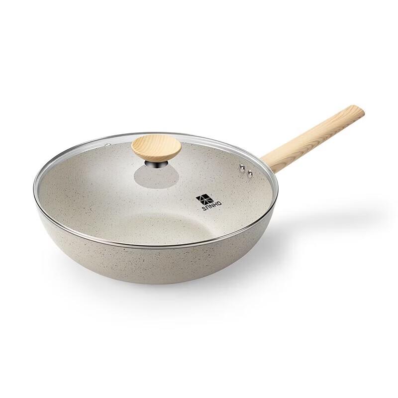 Sanhe Granite Series Non-stick Wok