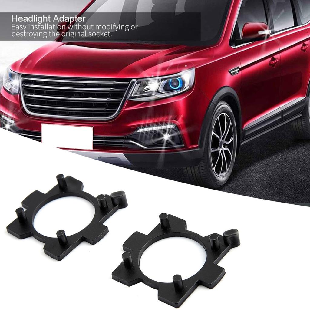 2PCS H7 Car Hdlight Bulb Adapter forCX5 CX7, LED Holder Retainer sy Installation, and Ht Resistant