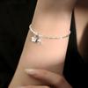 Douyin Live Silver Lily of the Valley Bracelet - Women's Elegant Luxury Jewelry Bangle
