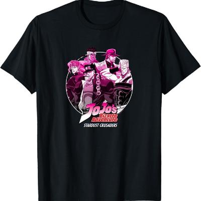 JoJo's Bizarre Adventure Stardust Crusaders Group Anime T-Shirt