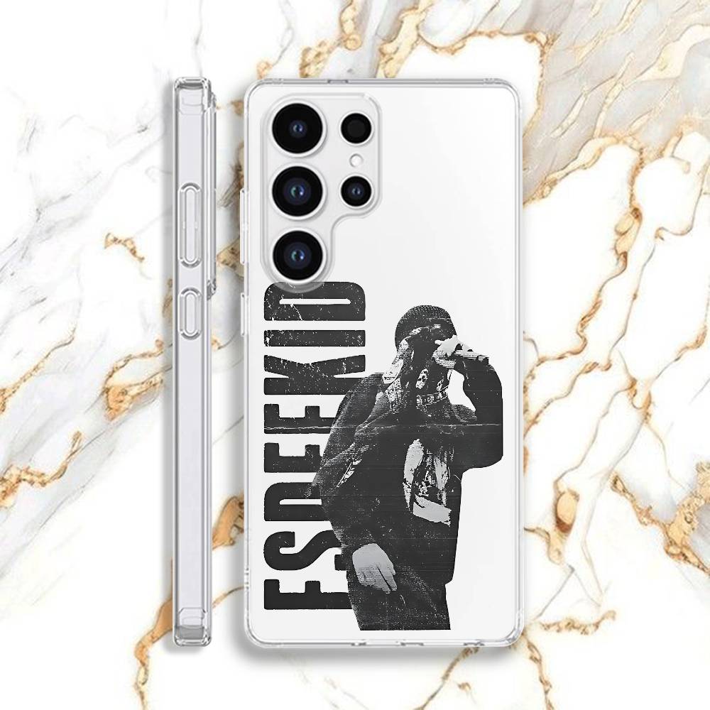 E-EsDeeKid Phone Case For Samsung S21,S24,S30,S10,S22,S25,S23,S10,PIus,Ultra,5G,FE,lite Clear TPU Cover