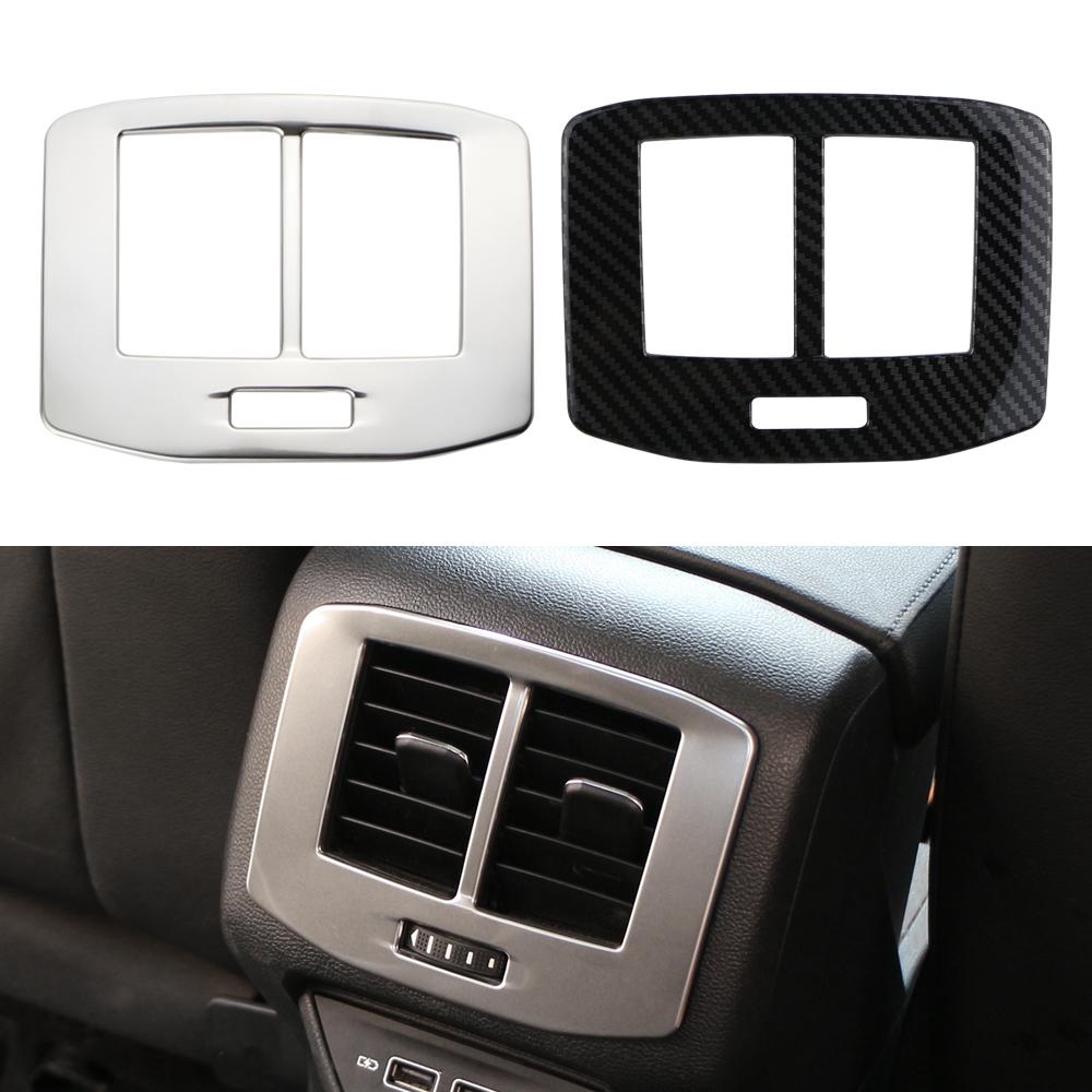 For Volkswagen VW T-roc Troc 2018-2026 Rear AC Vent Outlet Frame Air Conditioning Panel Sticker Cover Trim Interior Accessories