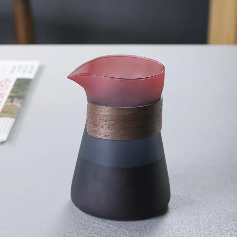 2024 New Glass Pour Over Coffee Maker with V-Shape Drip Coffee Dripper and Immersion Dripper Switch Filters - Coffee Set