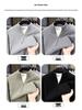 Men's Retro Jacquard Half-Zip Knit Sweater - Solid Color, Versatile, High Weight Layer for Autumn & Winter Casual Wear