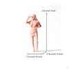 Standing Female Figure Detailed Figurine Realistic Miniature for Hobbyists,