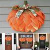 2025 Fabric Simulation Halloween Wreaths Creative Pumpkins In Front of The Door Autumn Courtyard Decoration Props Christmas
