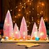 8pcs Artificial Mini Christmas Pine Tree Muliti Size Colorful Trees for Xmas Home Desktop Ornaments Noel Party Table Decoration