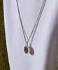 Maz Silver Antique Coin Two-Way Necklace