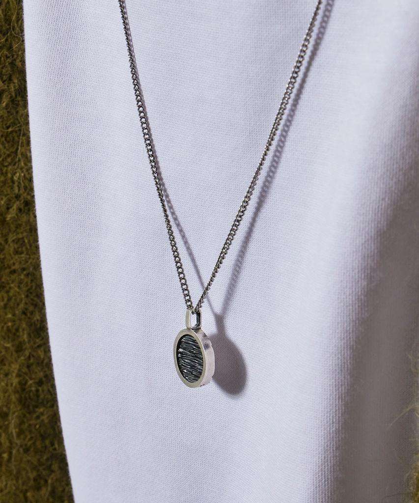 Maz Silver Antique Coin Two-Way Necklace