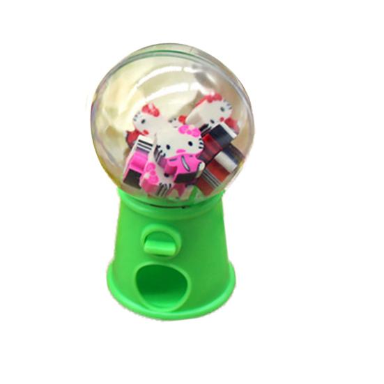 12Pcs Eraser Toy Creative Practical Fruit Shape Pencil Eraser Stationery Twisted Egg Toy for Children